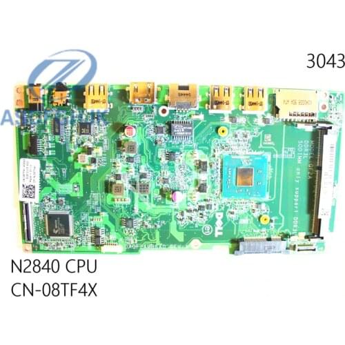 Laptop Motherboard DAQF2AMB6A0 for Dell for Inspiron 3043 AIO Motherboard 8TF4X 08TF4X CN-08TF4X Celeron N2840 2.16 GHz