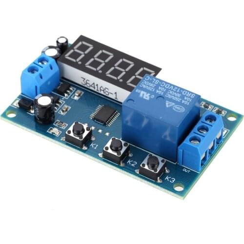 Multifunction Delay Time Module Switch Control Relay Cycle Timer DC 12V