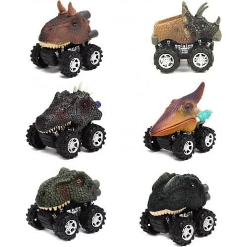Cartoon Dinosaur Racing Car Pull Back Vehicle Children Kids Boys Model Toy halloween Gift Kid Mini Cars-Gifts Toys for Children