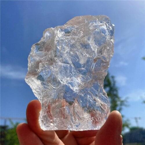 Natural White Crystal Brahma Transparency High Frequency Heal Energy Stone Chakela Mineral Specimen collection