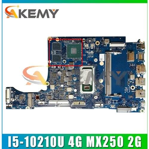 NB8513_MB_V3 For Acer Aspire A514 A514-52 A514-52G Laptop Motherboard With I5-10210U 4G-RAM MX250 2G-GPU 100% Work NB.HDX11.007