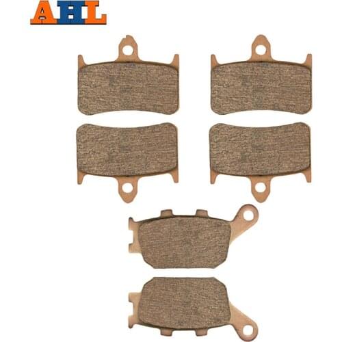 Motorcycle Front and Rear Brake Pads for HONDA CB900F CB900 F Hornet 2002-2007 Sintered Brake Disc Pad Kit