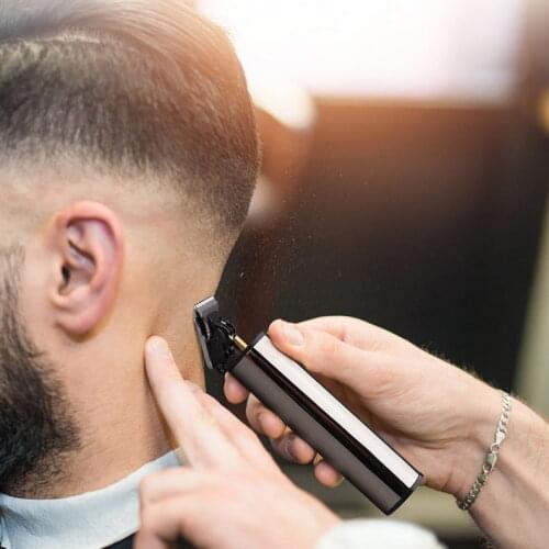Professional T Hair Clipper Barber Hair Cutting USB Rechargeable Beard Trimmer Edge Outlines Haircut Men Hair Styler Tool