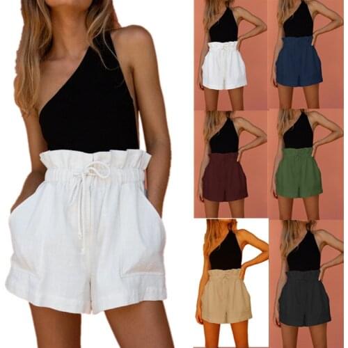 Женские завышенные шорты RANMO China At AliExpress