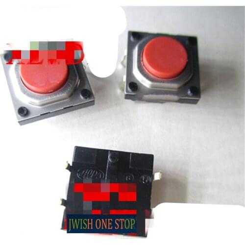 SKQEABA010 touch switch button 12*12*4.3h line pin 4 against dust and water