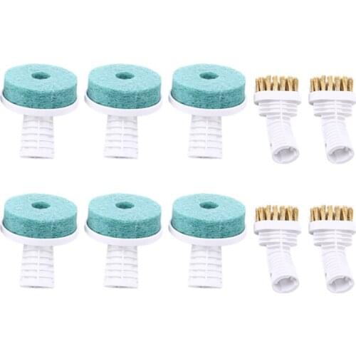 AD-for Deerma ZQ600 ZQ610 Handheld Steam Vacuum Cleaner Replacement Parts Brush Head Attachment Mold Dust Removal Heads