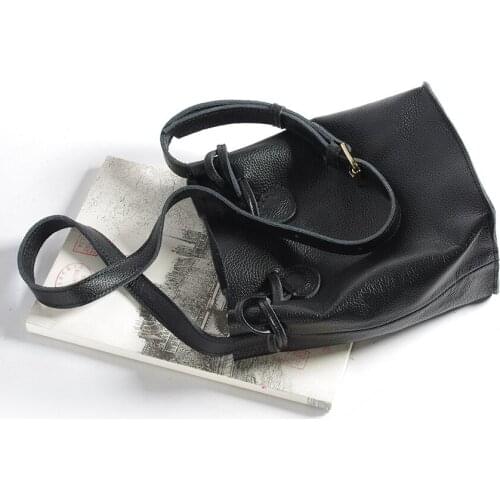 Bags for women 2020 Genuine Leather Flap Bucket Casual Solid Soft Shoulder Bags designer bags luxury MINI bag