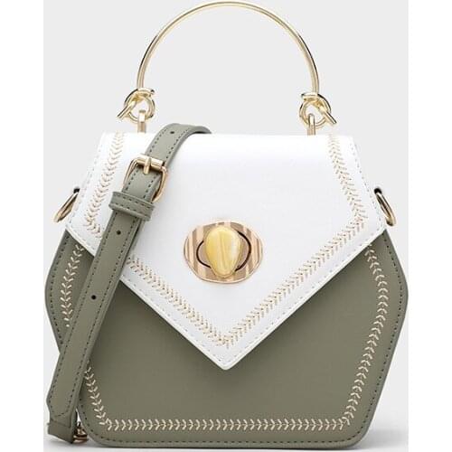 2021 new bag female summer fresh and simple one-shoulder chain bag fashion all-match mini portable diagonal bag