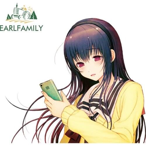 EARLFAMILY 13cm x 11.4cm for Sone Miyuki Camper Vinyl Car Stickers Window Anime Snowboard Scratch-proof Window Truck Decal