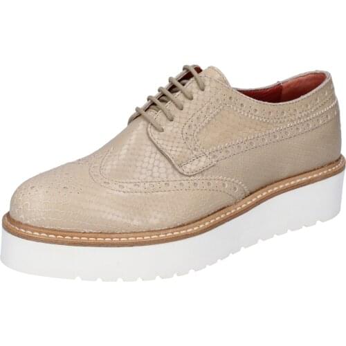 TRIVER FLIGHT Classic women leather beige
