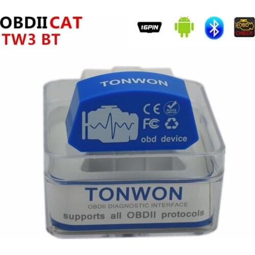 10pcs TONWON TW3 Bluetooth3.0/4.0/WiFi ELM327 OBD2 obd Car Diagnostics Tool Scanner Check Vehicle Engine Device Tool Android/ios