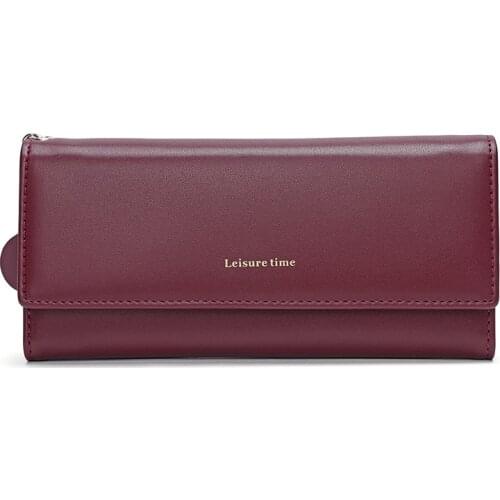 2021 Large Women Wallets Multi-functional Long Wallet Fashion Top Quality PU Leather Card Holder Wallet For Women