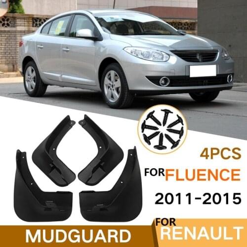 4 PCS Mudflap For Renault Fluence 2011-2015 Front Rear Car Fender Mud Flaps Guard Splash Flap Mudguards Accessories