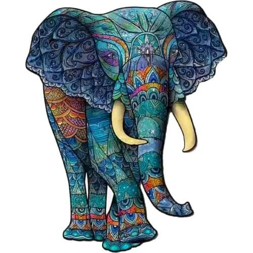 A3 DIY Adult Wooden Puzzles Childrens Animal-shaped Series Gifts Jigsaw Irregular Shape Educational Toys For Kids