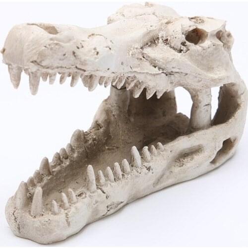 Resin Skull Aquarium Decoration Fish Tank Underwater Ornament Aquatic Landscape Fish Tank Pet Scary Halloween Decorations