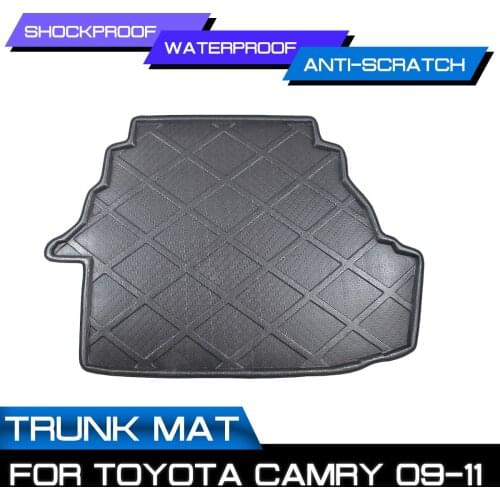 Car Floor Mat Carpet For Toyota Camry 2009 2010 2011 Rear Trunk Anti-mud Cover
