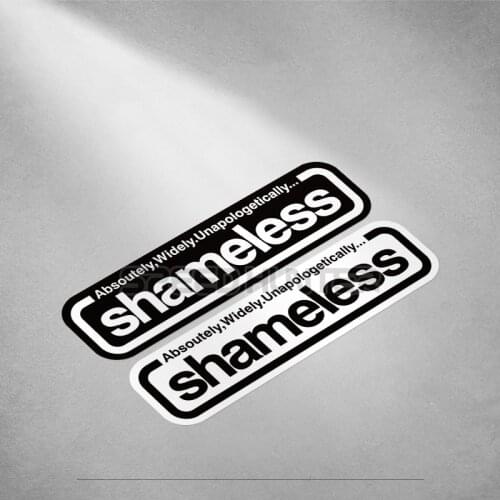 Car Styling and Decals Creative Letters Motorcycle Helmet Laptop DIY Stickers Reflective for Shameless Absoutely Widely Unapolog
