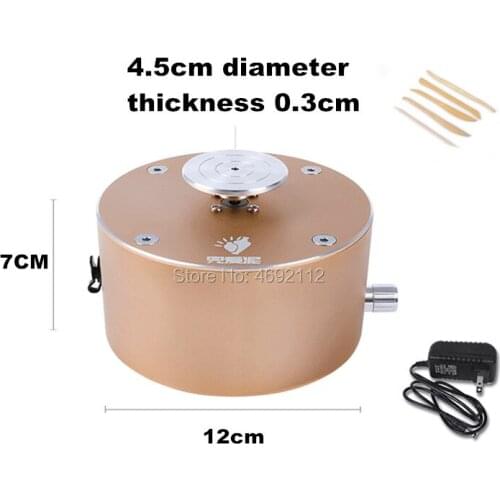 Free shipping 12V 1500RPM DIY Ceramic art production machine Mini Clay Making Pottery Machine