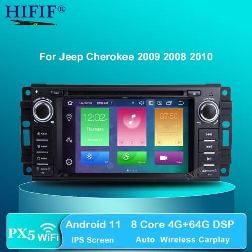 DSP 6.2" 8 Core Android 11 OS Special Car DVD for Jeep Patriot 2009-2011 Chrysler 300C 2008-2010 & Chrysler Sebring 2007-2010