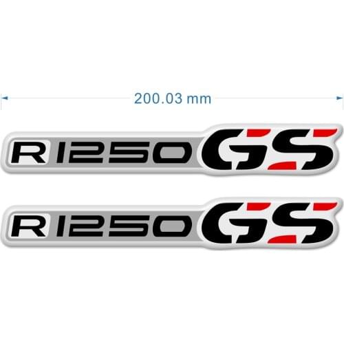 Emblem Badge Logo R1250GS Stickers For BMW R 1250 GS Tank Pads Protector Fairing TankPad Luggage Aluminum Cases Adventure Trunk