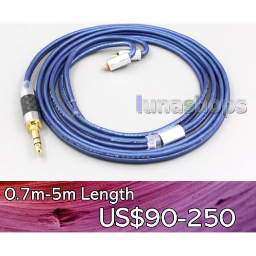 LN006790 Litz High Definition 99% Pure Silver Earphone Cable For UE Live UE6Pro Lighting SUPERBAX IPX