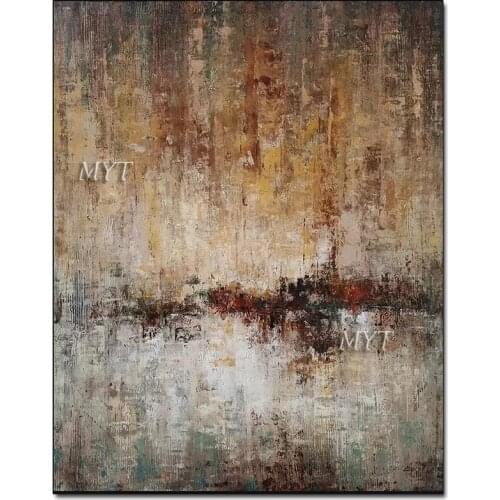 Living room picture abstract wall mechanism hand painted modern oil painting new mural on canvas