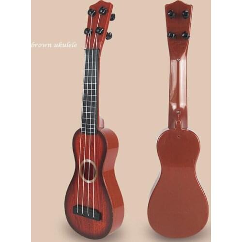 Simulation Mini Ukulele Kids Learning Guitar 4 Strings Musical Instruments Educational Toys ASD88