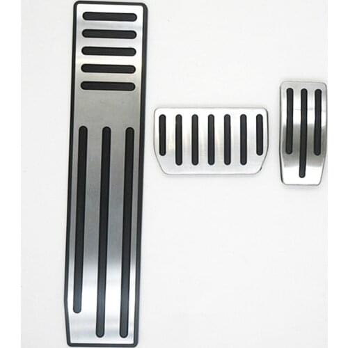 Stainless Steel Car Pedal Pads Cover AT For Tesla Model X S Pedals 2014 2015 2016 2017