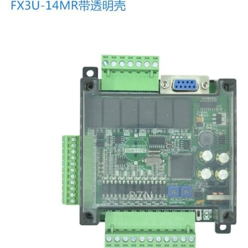 Applicable to Mitsubishi PLC industrial control board, fx3u-14mt 14mr with analog quantity, input and output controller