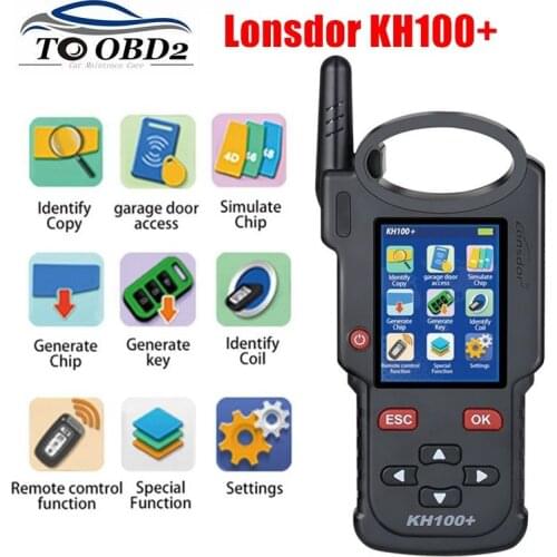 High quality Original Lonsdor KH100+ Remote Key Programmer KH 100 + Hand-Held Programmer Built-in Super Sensor & WiFi Module