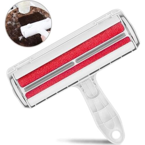 Pet Hair Roller Reusable ABS Fur Roller Self-Cleaning Cotton Wool Removal Comb Epilator Fleece Cleaning Brush Pet Dog Cat