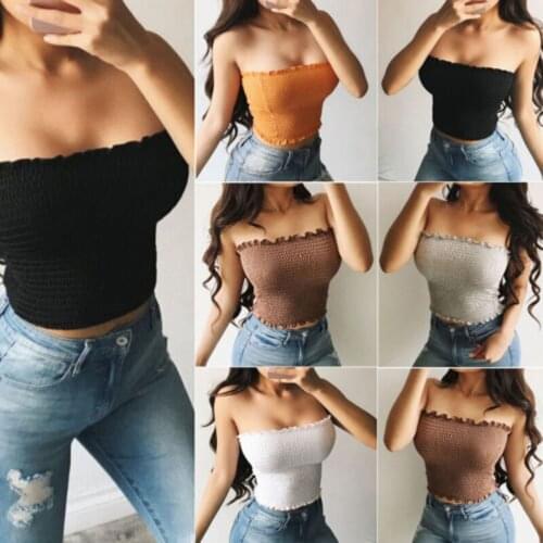 Sexy Women Summer Casual Sleeveless Shirt Crop Top Solid Color Backless Female Vests Summer Slim Top Women Shein Underwear Women