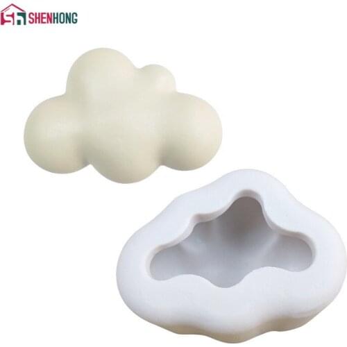 SHENHONG 3D Cloud Silicone Cake Molds For Baking Ice Moule Mousse DIY Pastry Decorating Tools Dessert Chocolate Mould