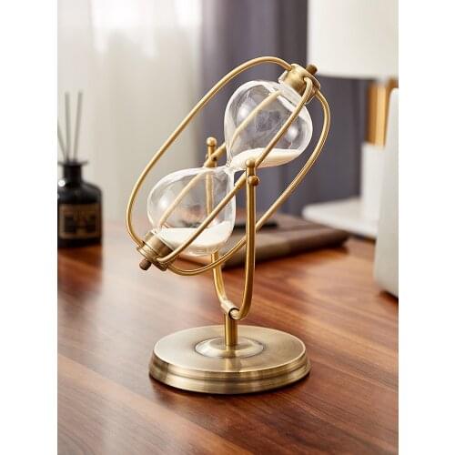 Modern Simple and Light Luxury Sand Clock Timer Nordic Home Living Room Wine Cabinet Entrance