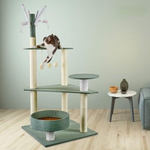 Pet supplies Summer Cat Scratching Board Cat Climbing Frame Large Scratching Post, Sand Release Cat Tree Cat Jumping Platform