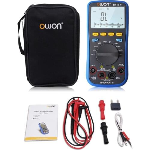 OWON B41T+ Smart Auto Digital Multimeter 4 1/2 Digital Multimeter With Bluetooth True RMS Tester Meter