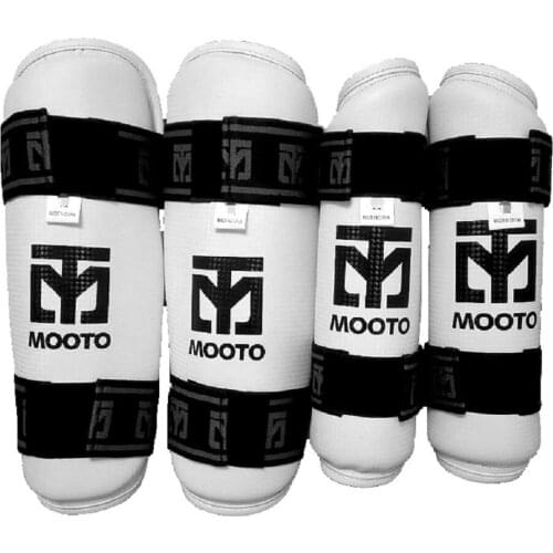 Timeow Taekwondo Boxing Protector Martial Art Shin & Arm Guard Karate Gear WTF CE Comfortable Absorb Sweat 4 piece Fight Winner