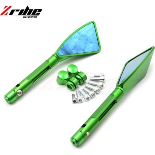 For CNC Motorcycle Mirror Sport Bike Moto Bar End Mirror Rearview Side Mirror rear view mirror for Kawasaki ZZR600 ZX6R Z900 Z80