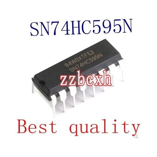 10PCS/LOT New original In Stock SN74HC595N DIP-16