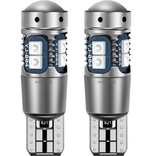 2Pcs T10 W5W 194 501 2825 192 High Quality Super Bright 3030 LED Car Reading Dome Lights Auto Marker Lamp Wedge Tail Side Bulb