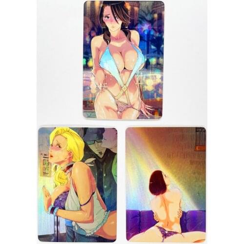 3pcs/set NON ACG Sexy Toys Hobbies Hobby Collectibles Game Collection Anime Cards