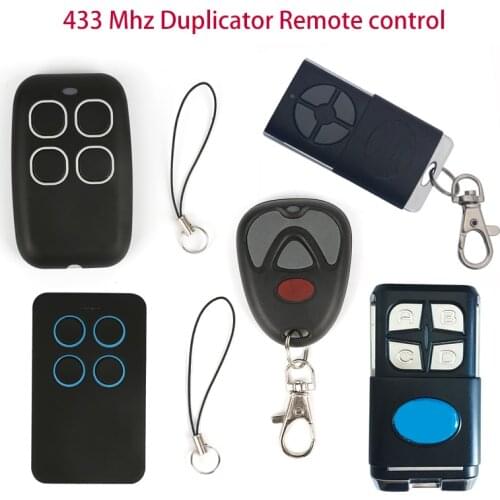 433mhz Remote Control Key Garage Door Copy Controller Electric Universal Gate Garage Door Remote Control Keychain Opener 1PCS