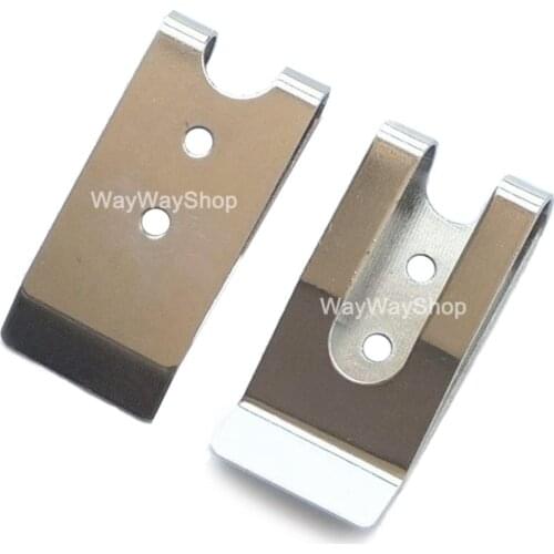 5 PCS Metal Belt Holster Clip Clasp 54mm(2.12") x 25mm(1") Hardware Spring Hook Keyring Buckles Nickle
