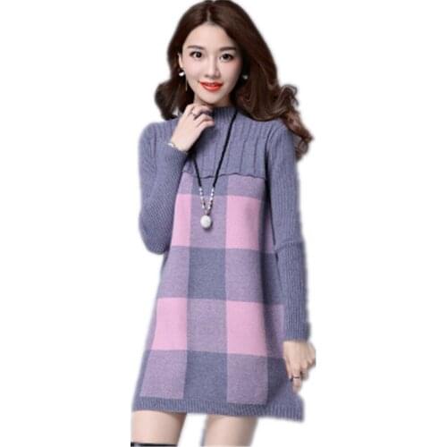 Модные платья в клетку AKINZABO China At AliExpress