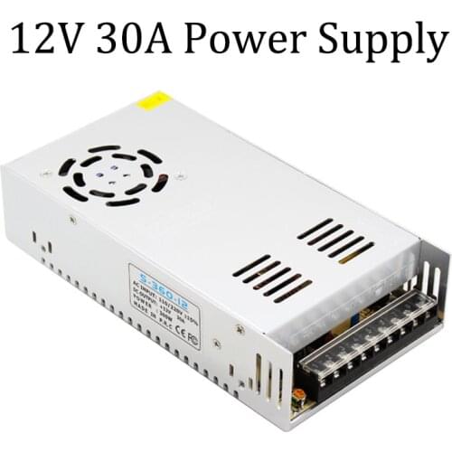 12v 30a power supply 3d printer Switch 110/220V Transformer Electronic Driver For Reprap i3 Kossel Detal 3D Printer Power Source