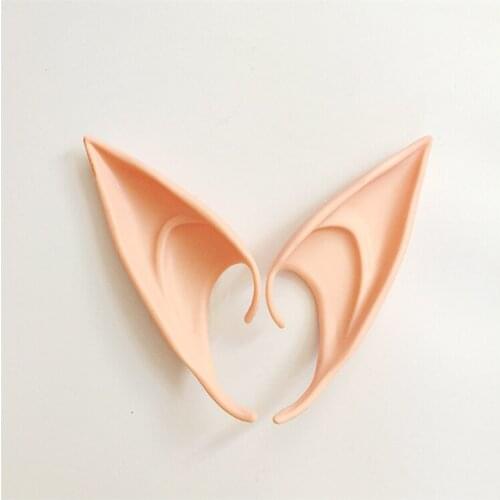 Halloween Party Elven Elf Ears Pointed vampire Fairy Cosplay Costumes Vampire Soft False Ears Anime Fairy Cosplay Photo Toys