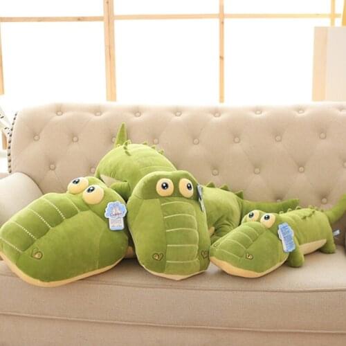 1pc Simulation Crocodile Plush Toys Stuffed Soft Animals Plush Cushion Pillow Doll Home Decoration Gift for Children 50-80cm