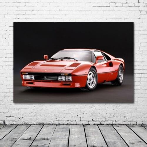 Ferraris 288 Classic Supercar Vintag Vehicle Picture Home Decor Wall Art Posters Canvas Paintings Fabric Print Room Decoration