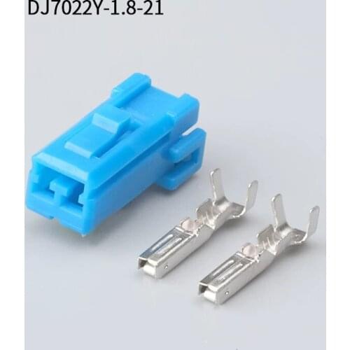 500SETS DJ7022Y-1.8-21 1.8mm 2Pin AMP Car Electrical Wire Connectors for VW,BMW,Honda,Toyota,NISSAN AND other models