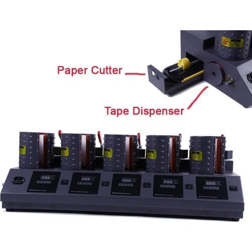 New Multifunctional 5 Control Boxes 5 in 1 Mug Heat Press Machine Digital Mug Printing Machine with Cutter and Tape Dispenser